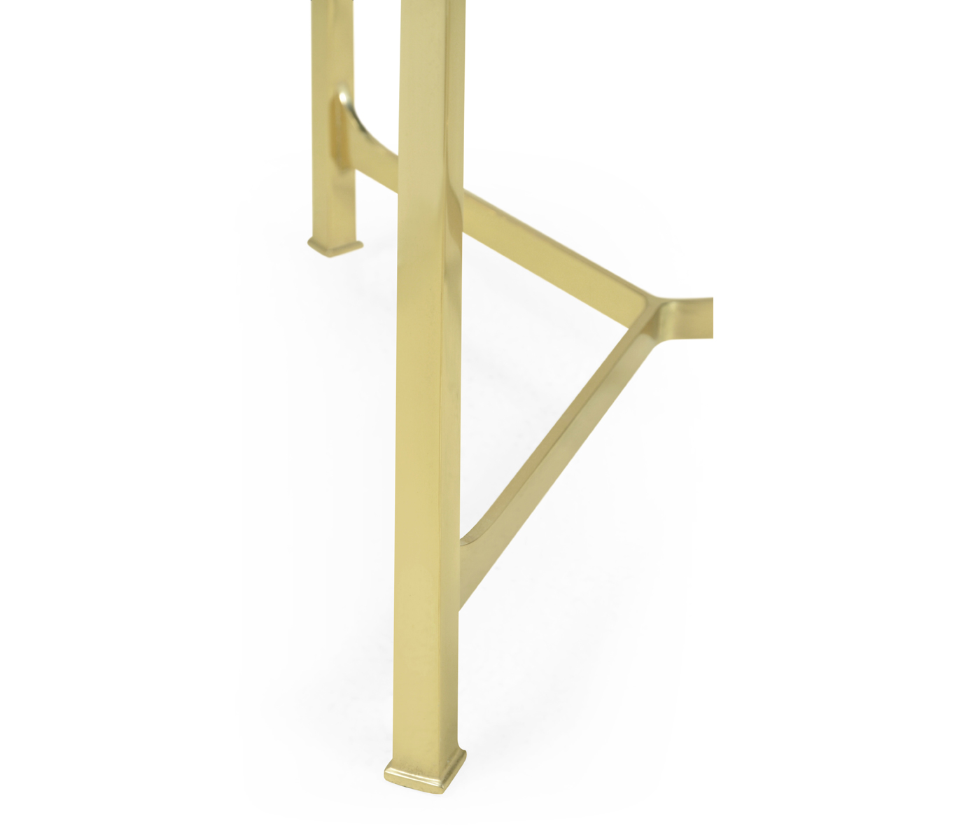 Large Solid Brass & Green Onyx Top Round Lamp Table