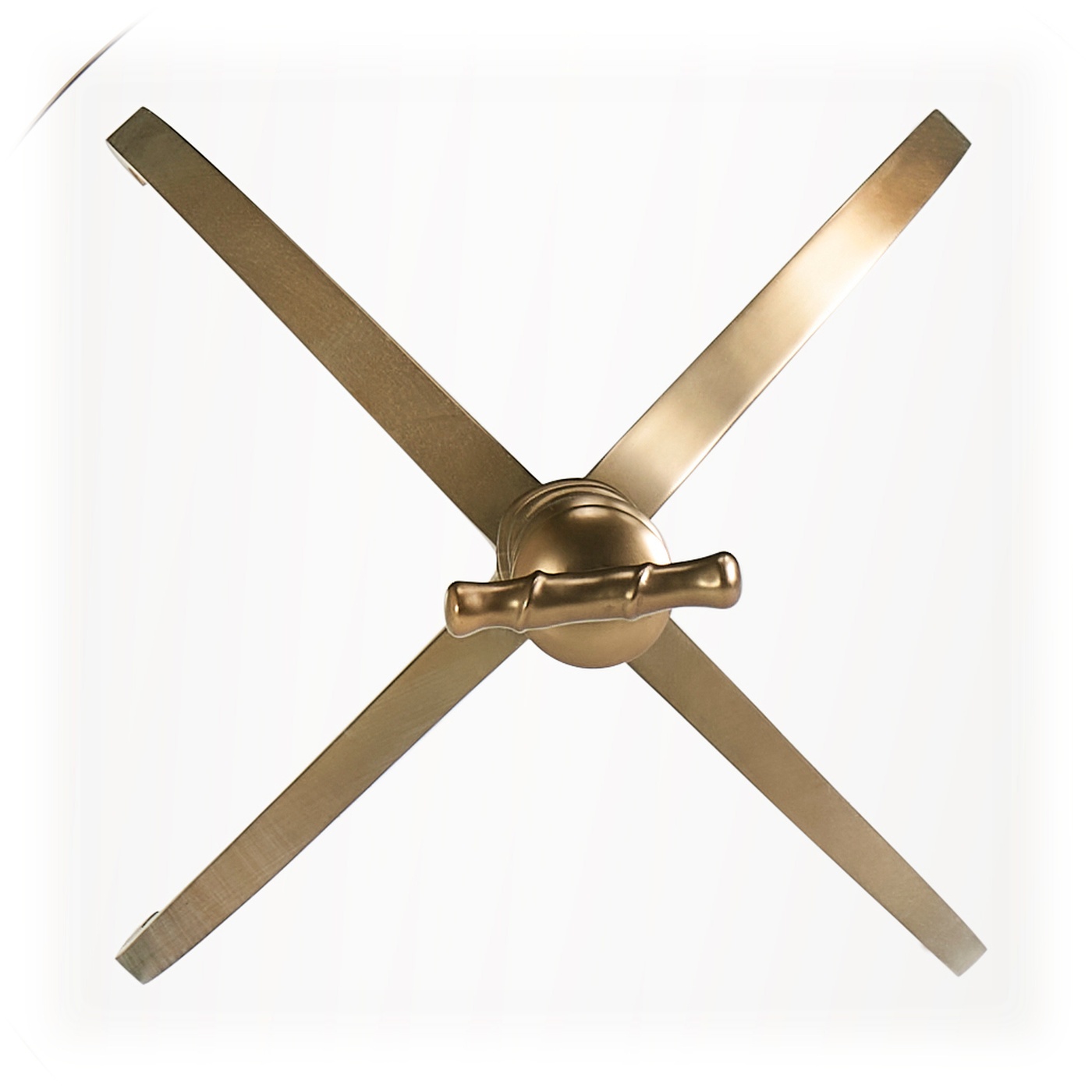 Round Bronze & Glass Side Table