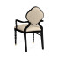 Black Barleytwist Dining Arm Chair