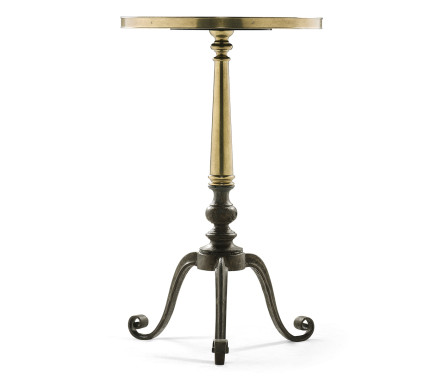 Anitque Brass End Table