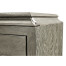 Small Pewter Oak Chest of Drawers