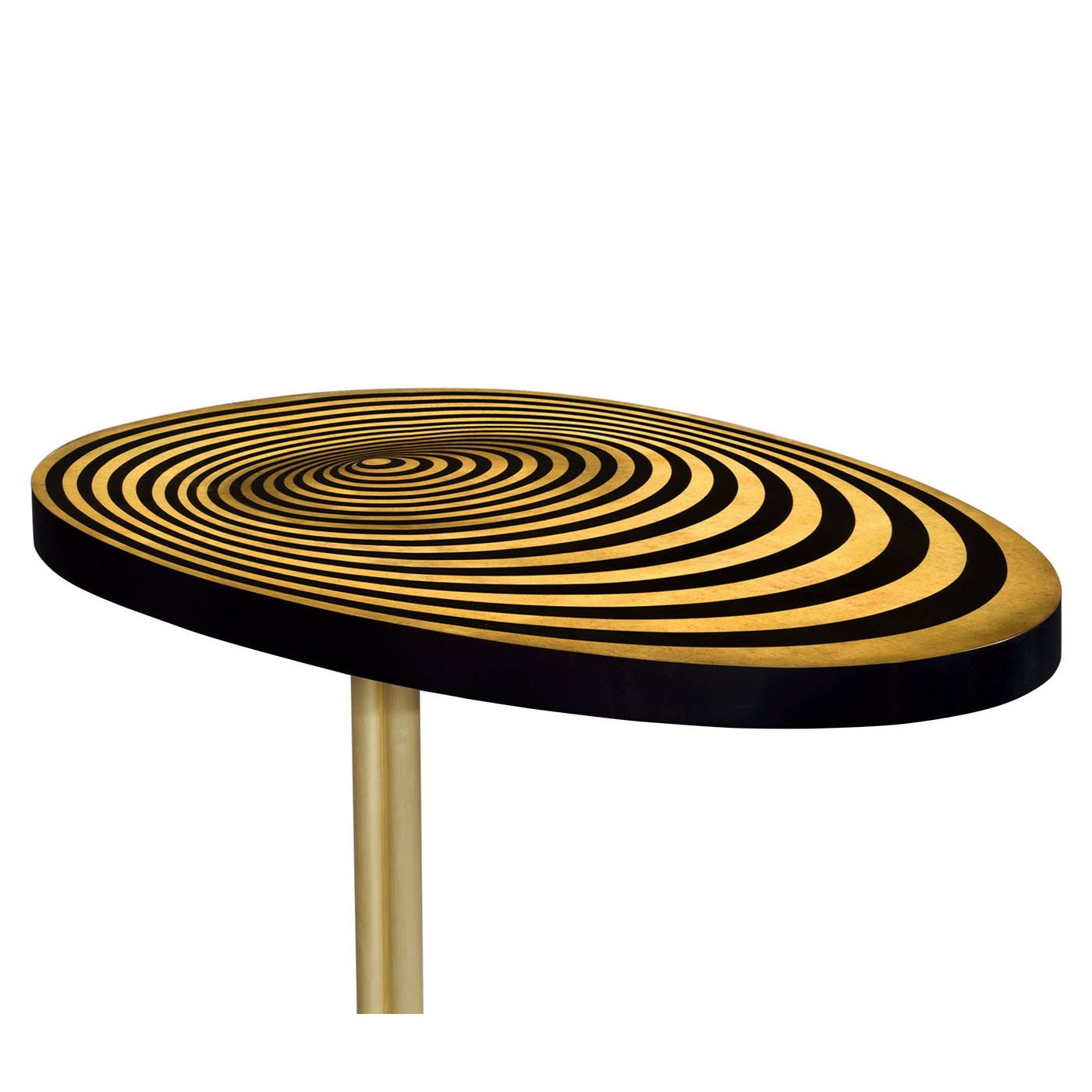 Oval Sofa Table with Tripod Base