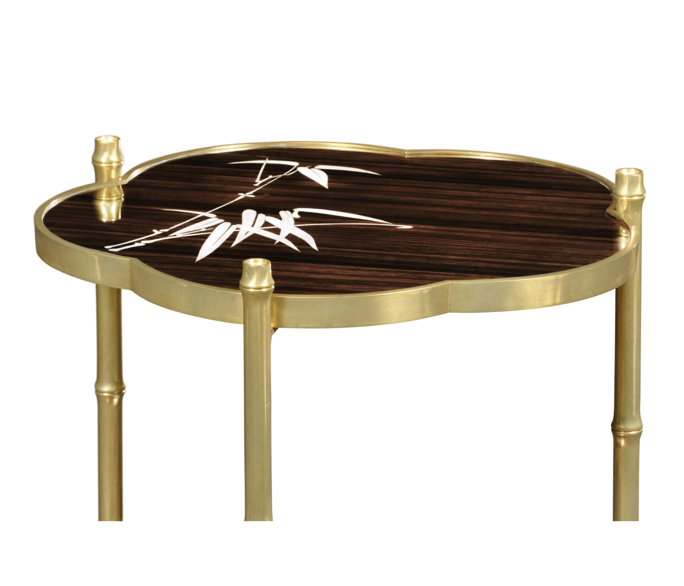 Bamboo Three-Tier End Table