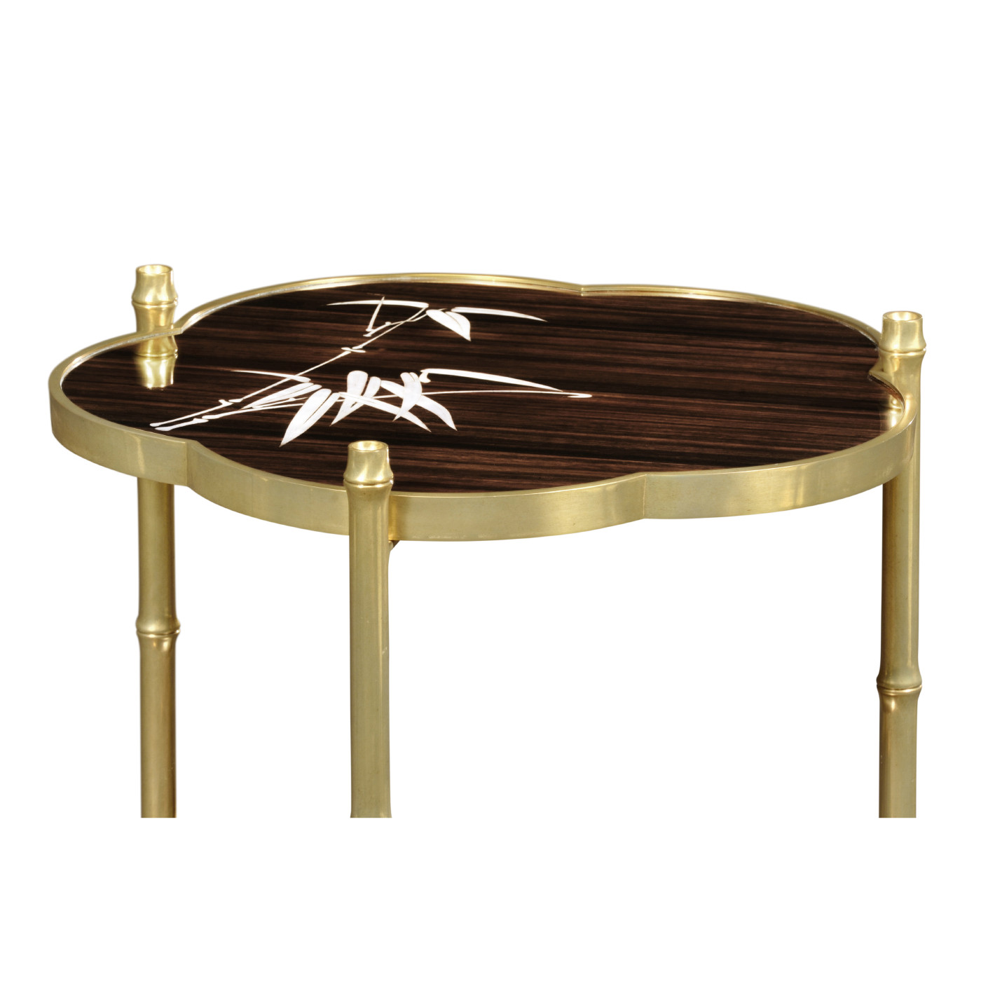 Bamboo Three-Tier End Table