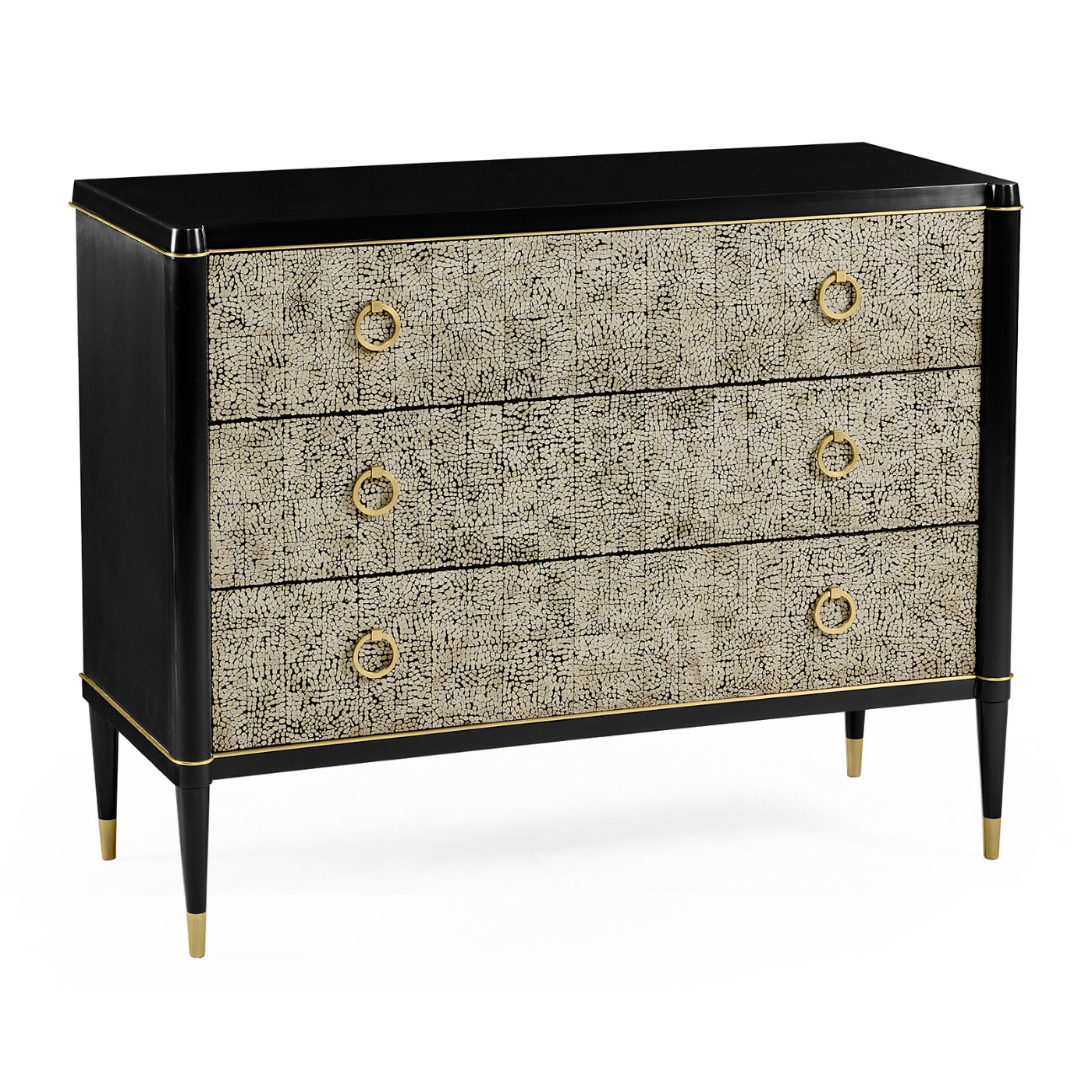 Large Light Grey Eggshell Chest of Drawers