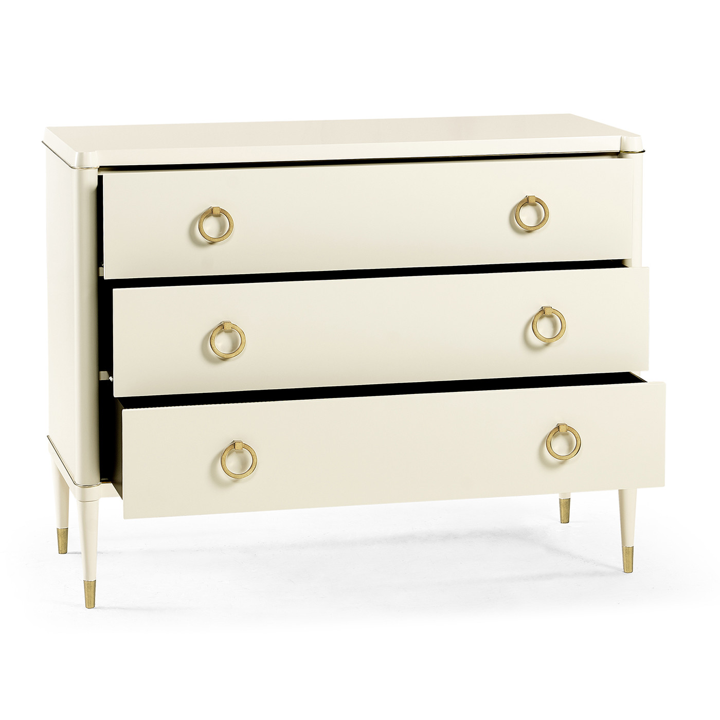Large Ivory Chest of Drawers