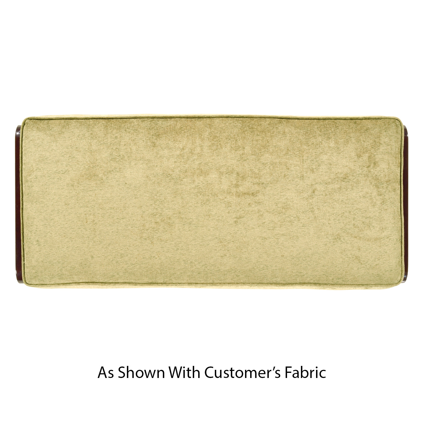 Sonokelling & Brown Rattan Ottoman