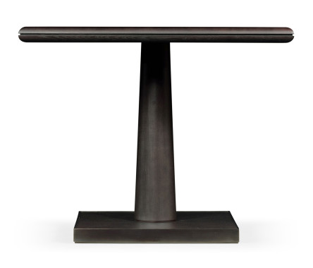 Square Dark Brown Ash Dining Table