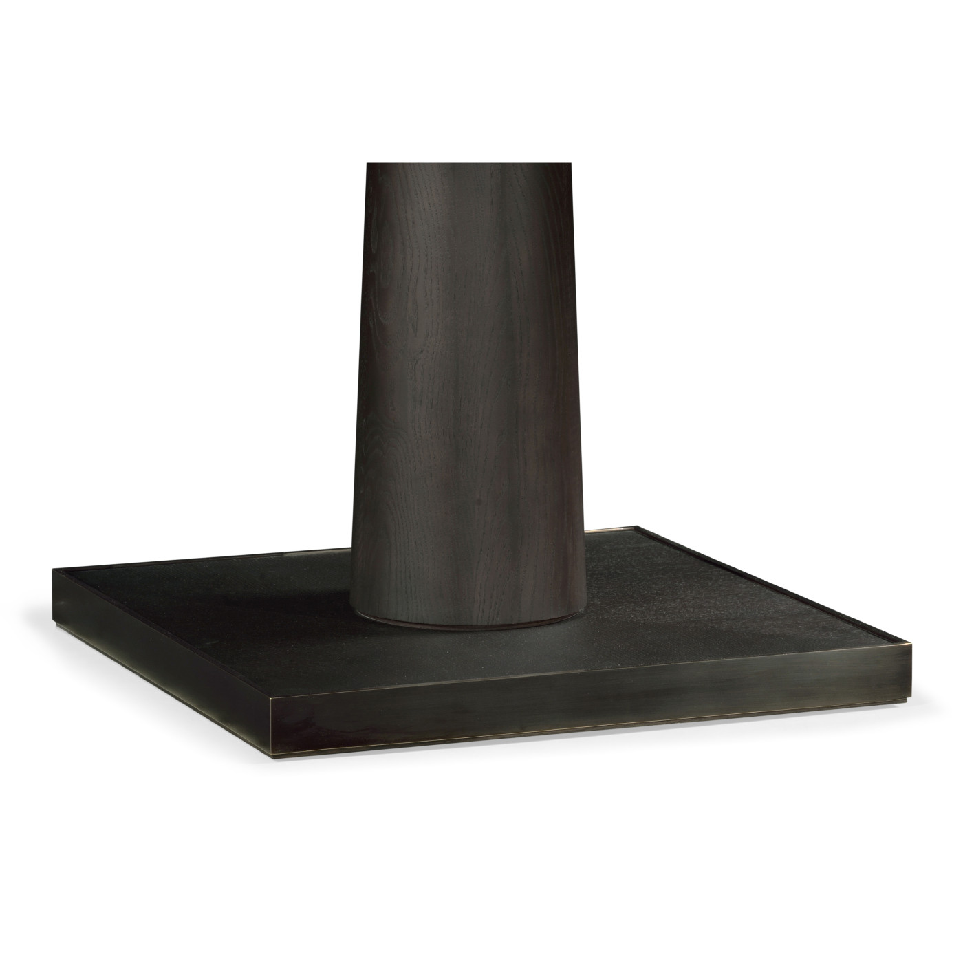 Round Dark Brown Ash Dining Table 41