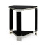 Triangular Black Gloss Side Table