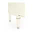 Demilune Winter White Storage Cabinet