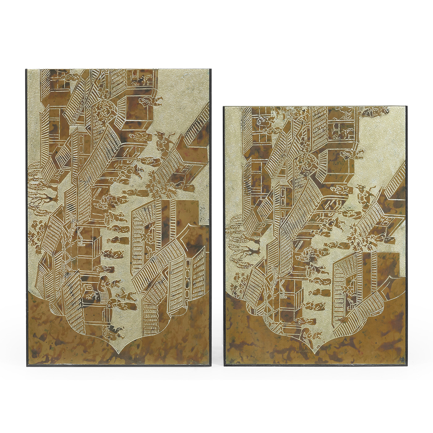 Fusion Chinoiserie Nesting Tables