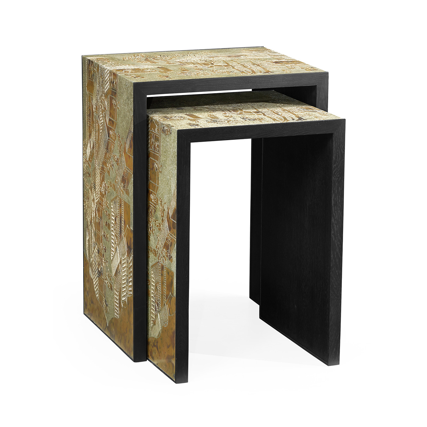 Fusion Chinoiserie Nesting Tables
