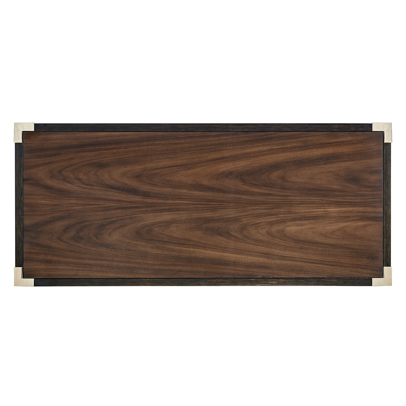 Campaign Style Dark Santos Rosewood Storage Cabinet