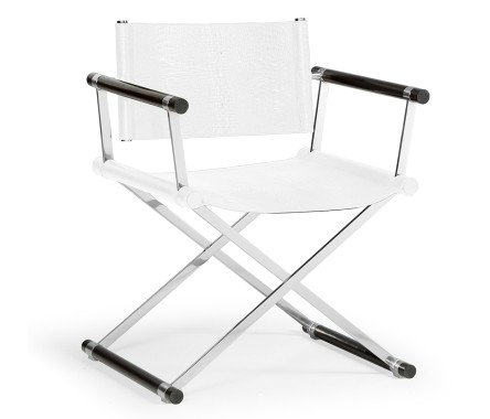 Campaign Style Charcoal Directors Chair