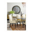 Fusion White Gloss & Stainless Steel Dining Side Chair