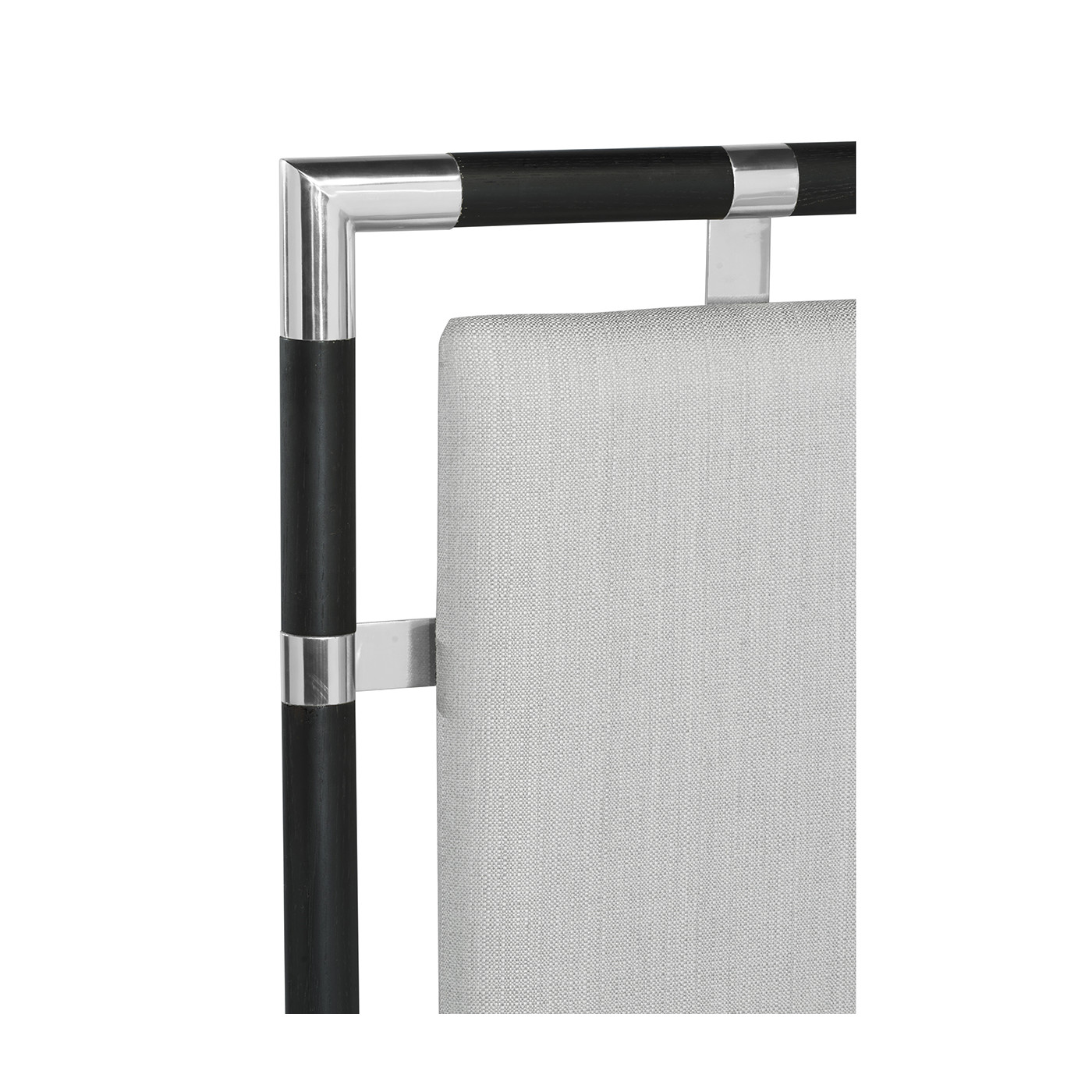 Campaign Style Ebonised Oak UK King Bed