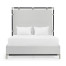 Campaign Style Ebonised Oak UK Queen Bed