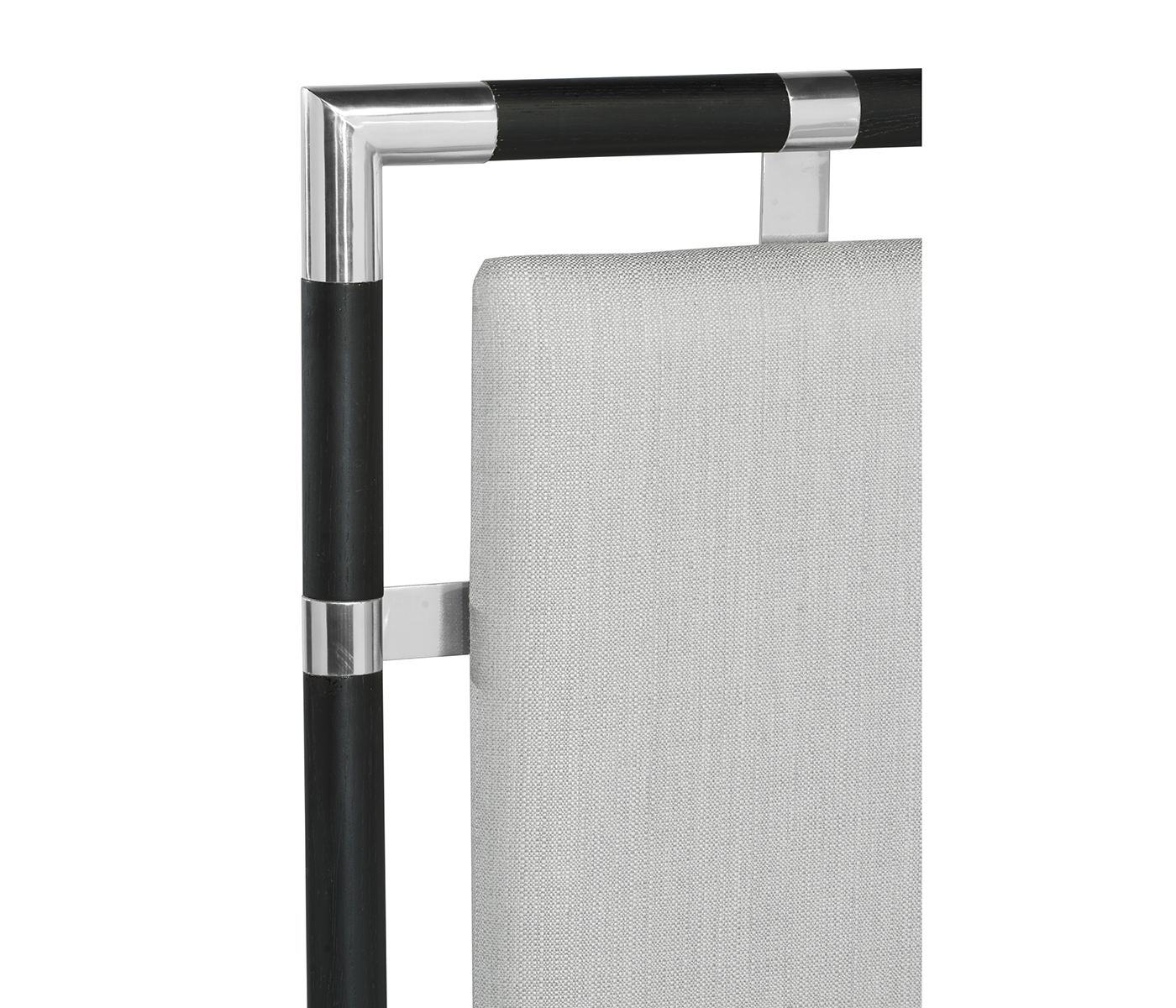 Campaign Style Ebonised Oak US King Bed