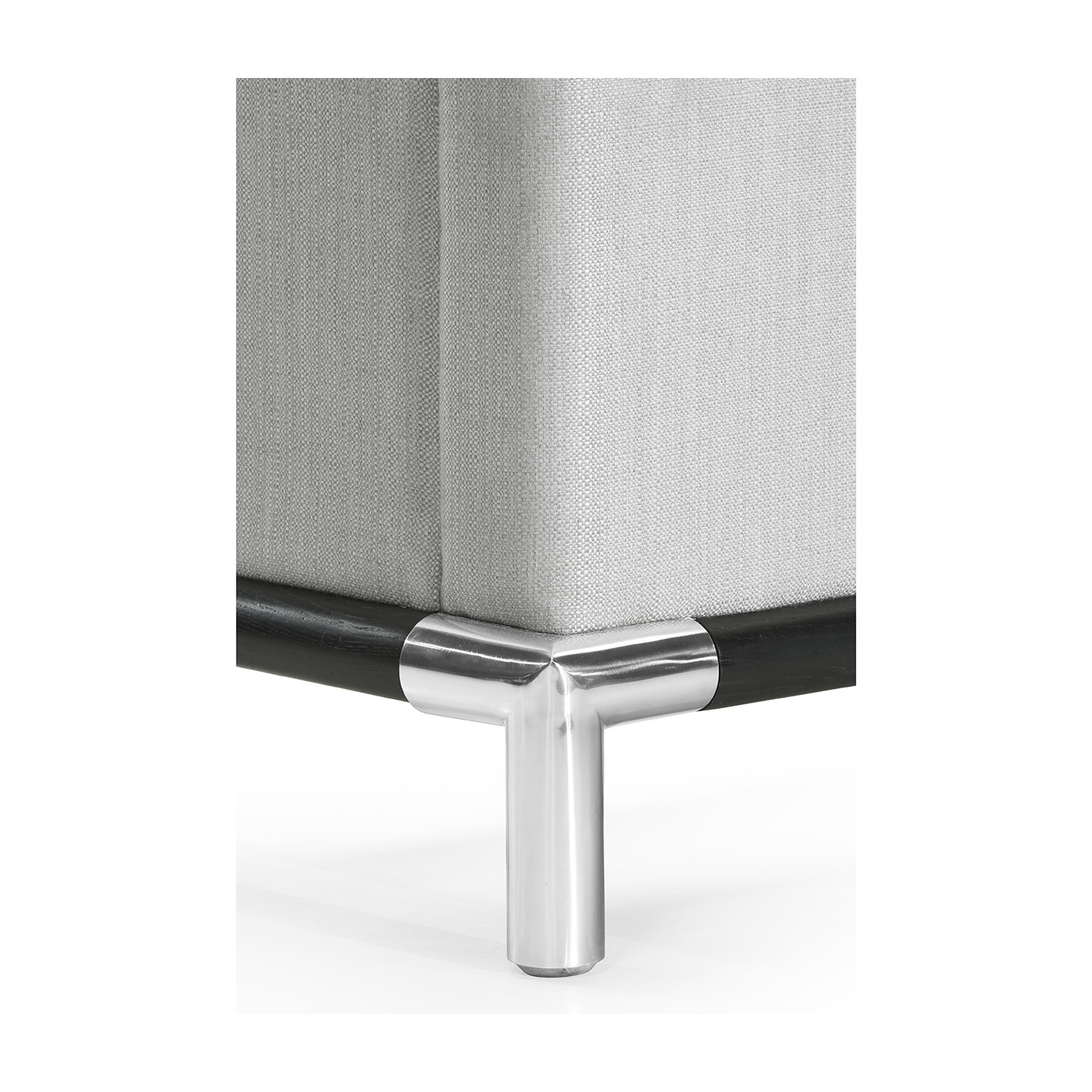 Campaign Style Ebonised Oak US King Bed