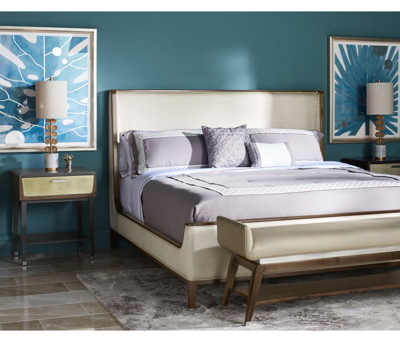 Gatsby Contemporary US Queen Bed