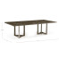 Gatsby Contemporary Grey Dining Table 108