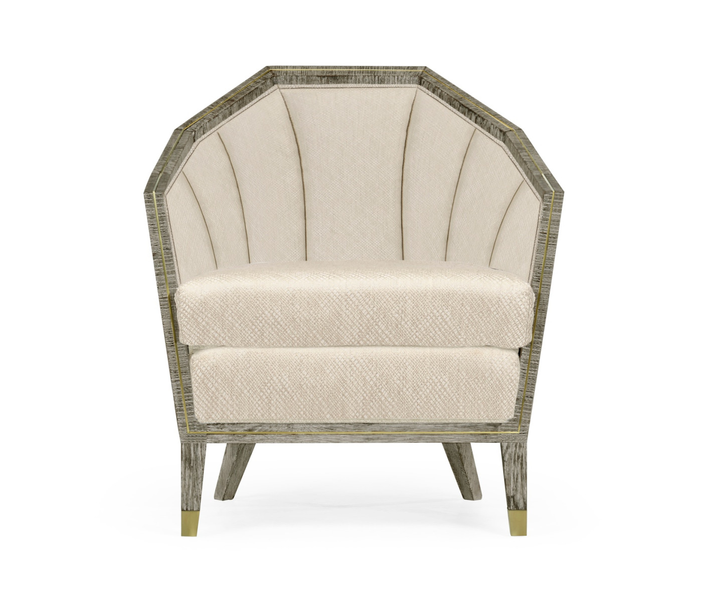 Geometric Dark Oak Chair