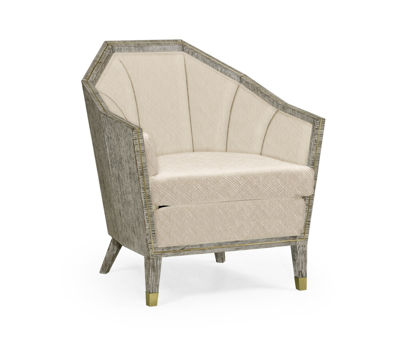 Geometric Dark Oak Chair