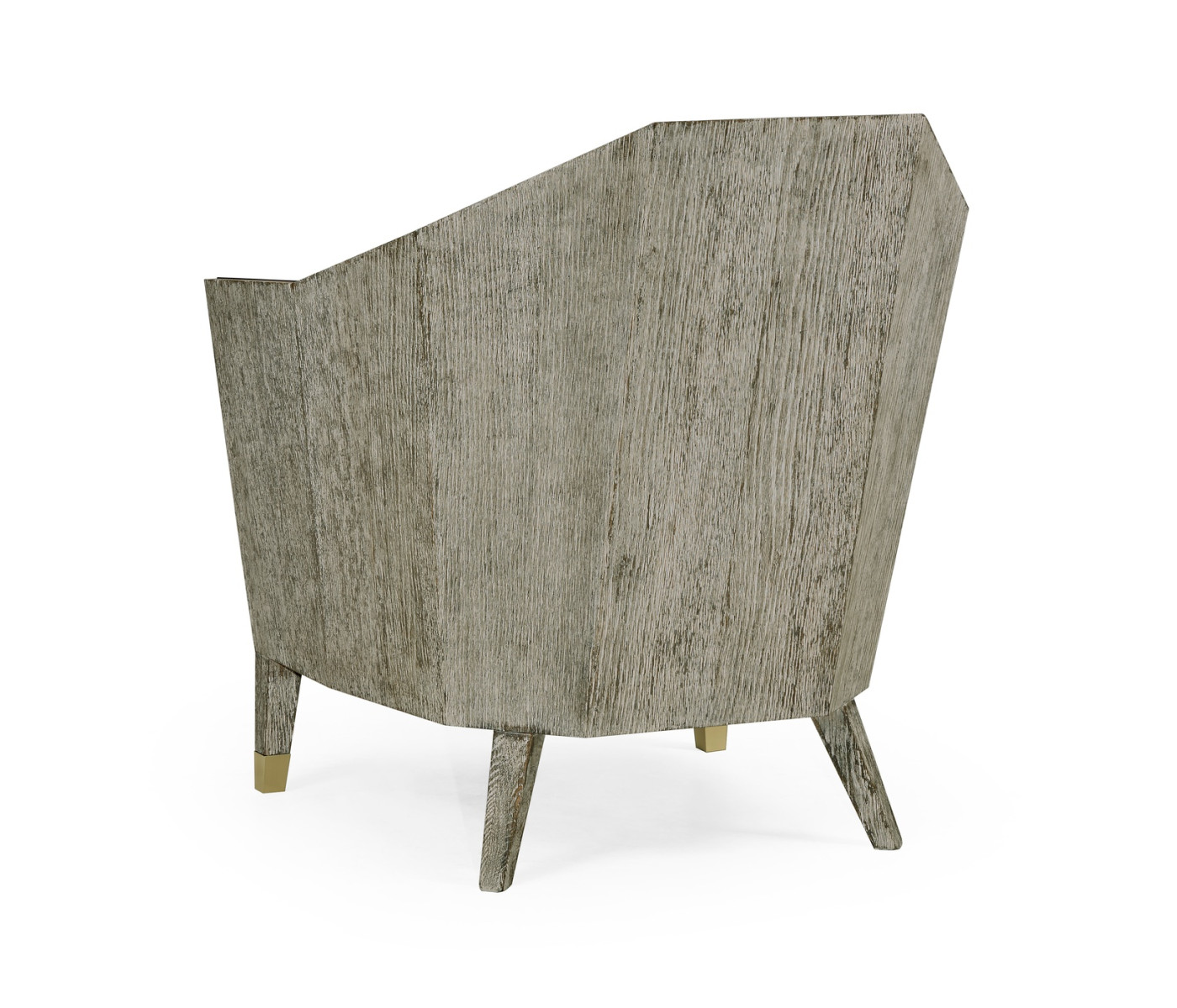 Geometric Dark Oak Chair