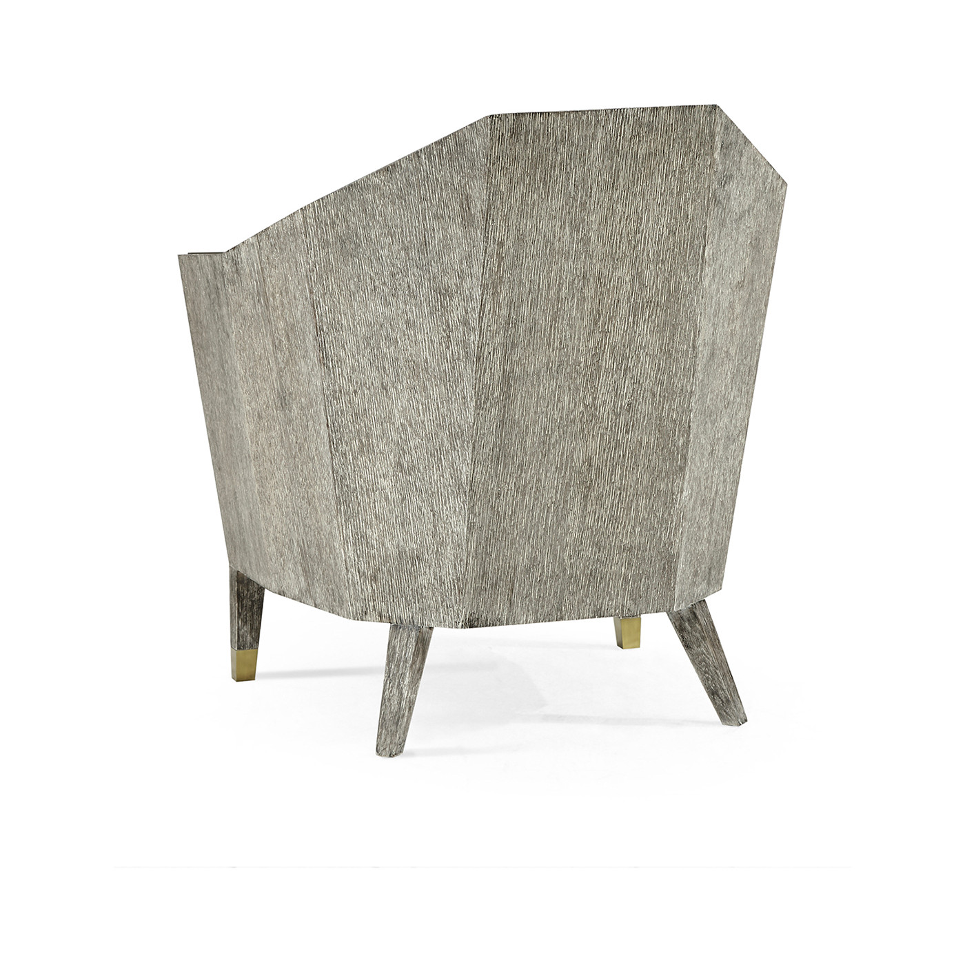 Geometric Dark Oak Chair