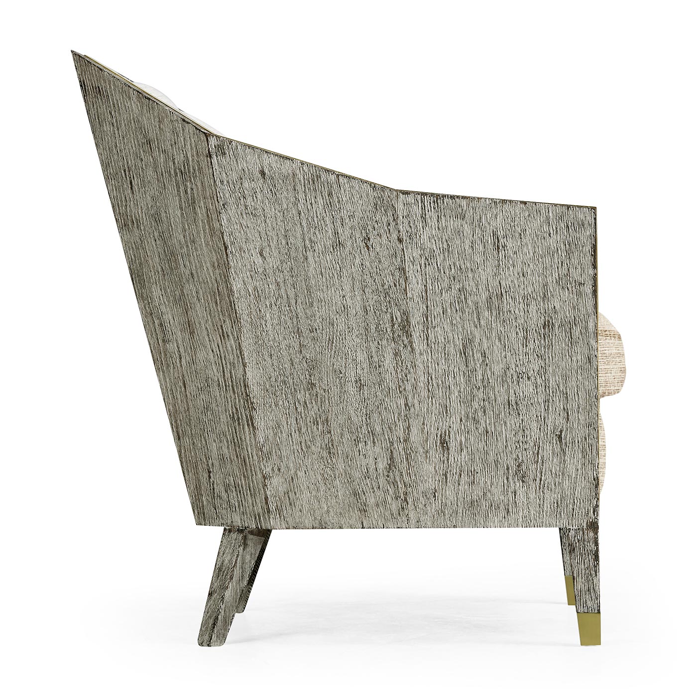 Geometric Dark Oak Chair