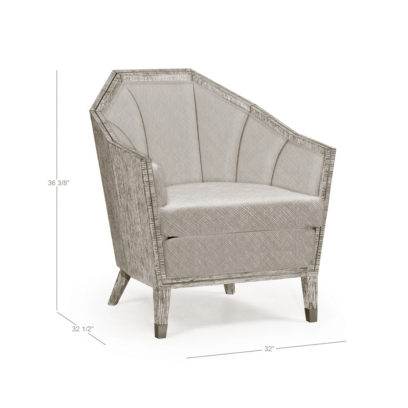 Geometric Light Oak Chair