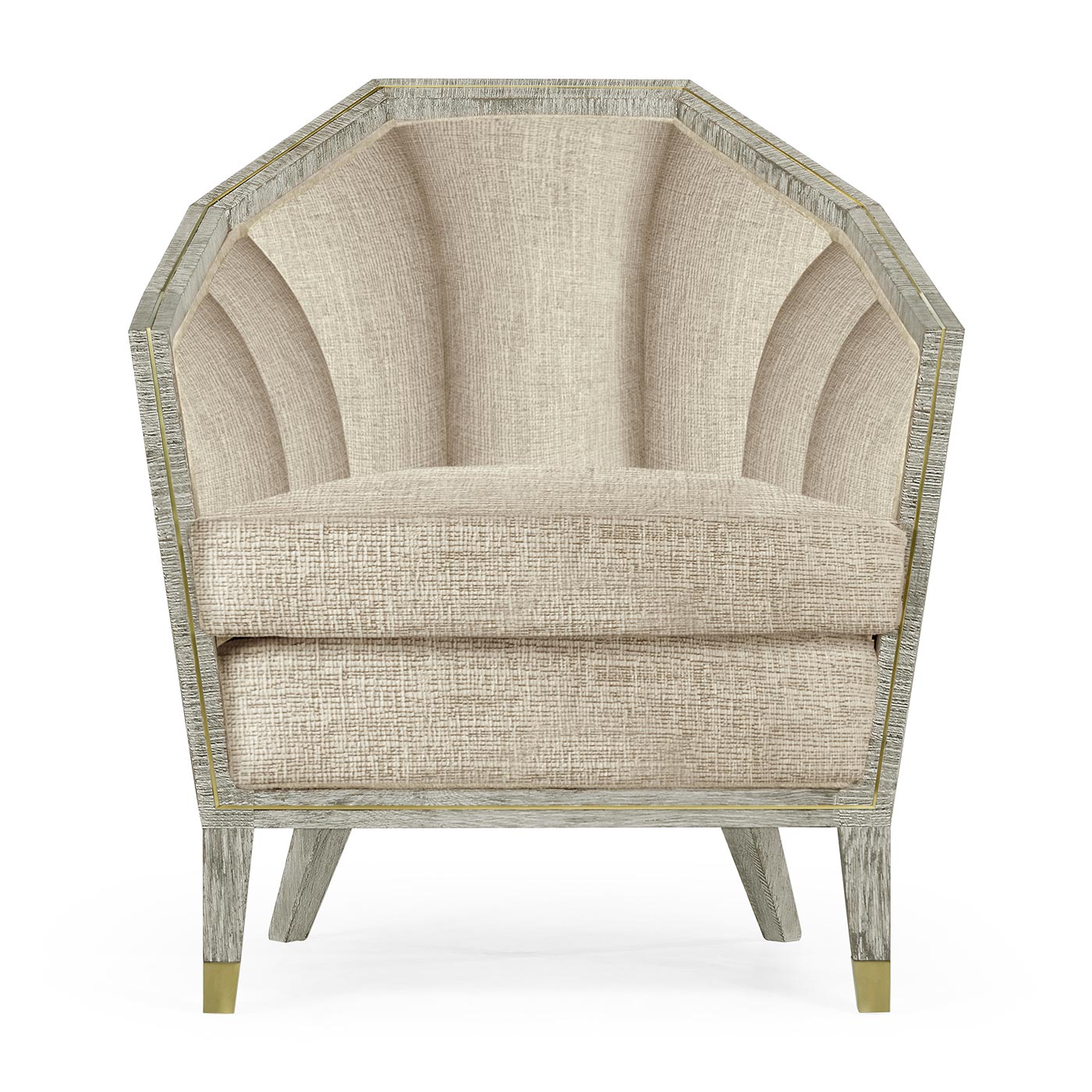 Geometric Light Oak Chair