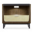 Gatsby Champagne Silver-Leaf Bedside Cabinet