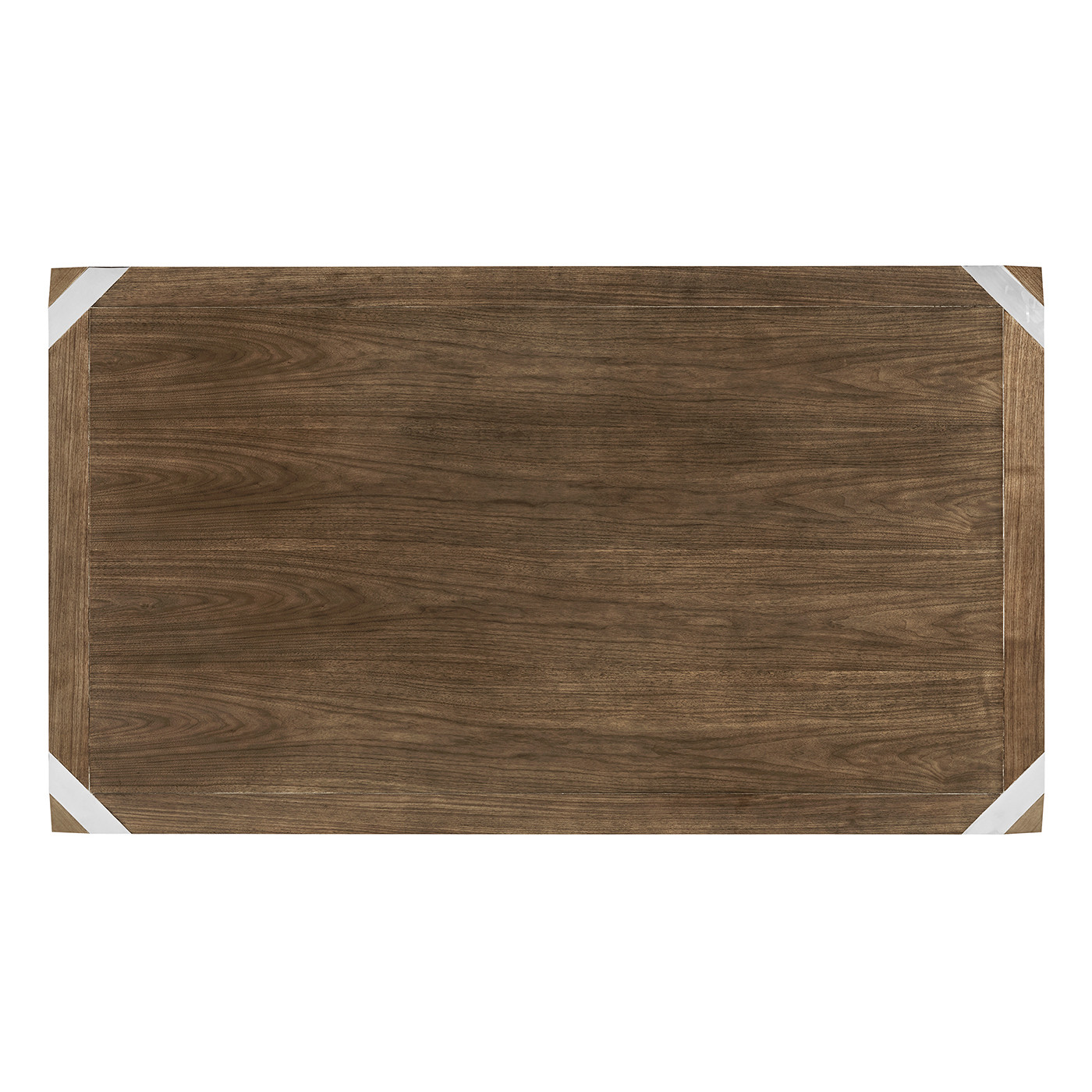 Bevelled Dark Grey Walnut Dining Table 84