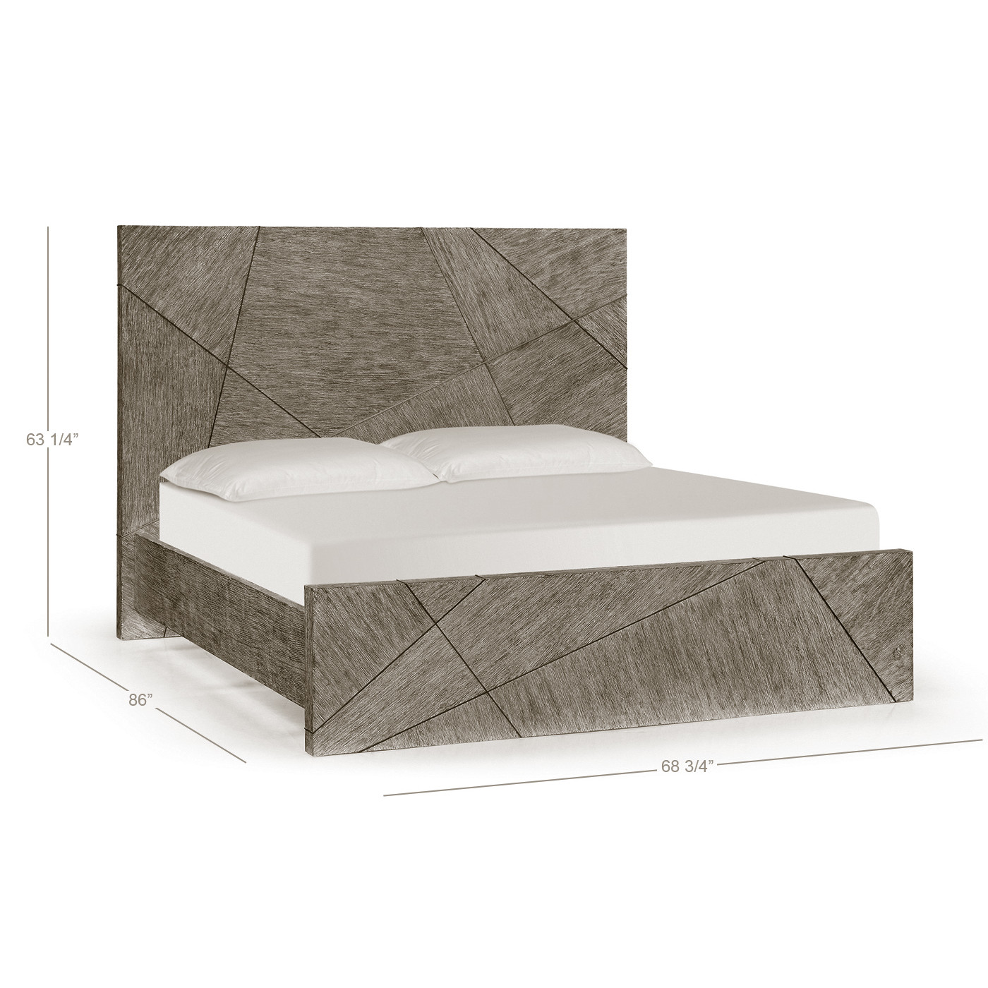 Geometric UK Queen Bed