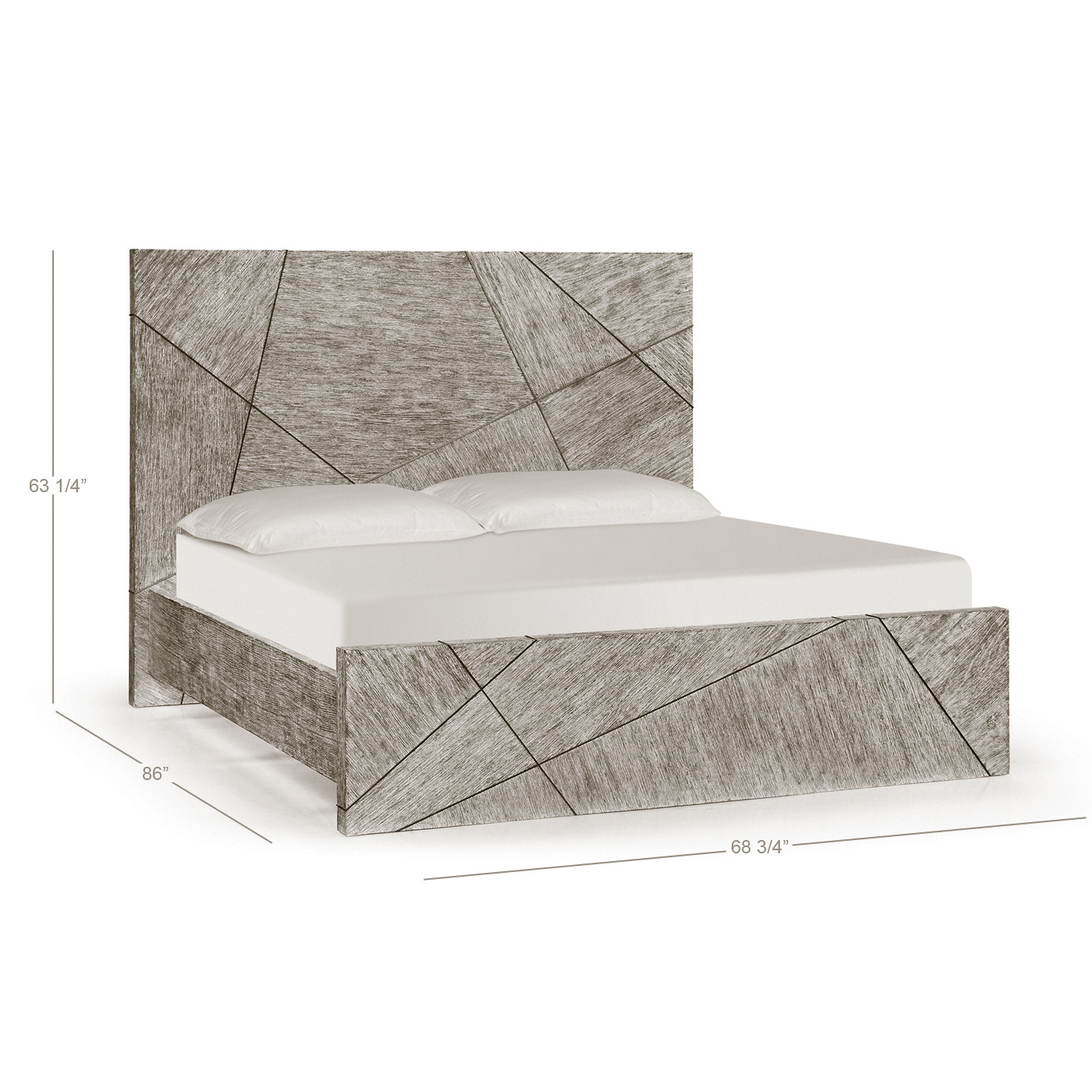 Geometric UK Queen Bed