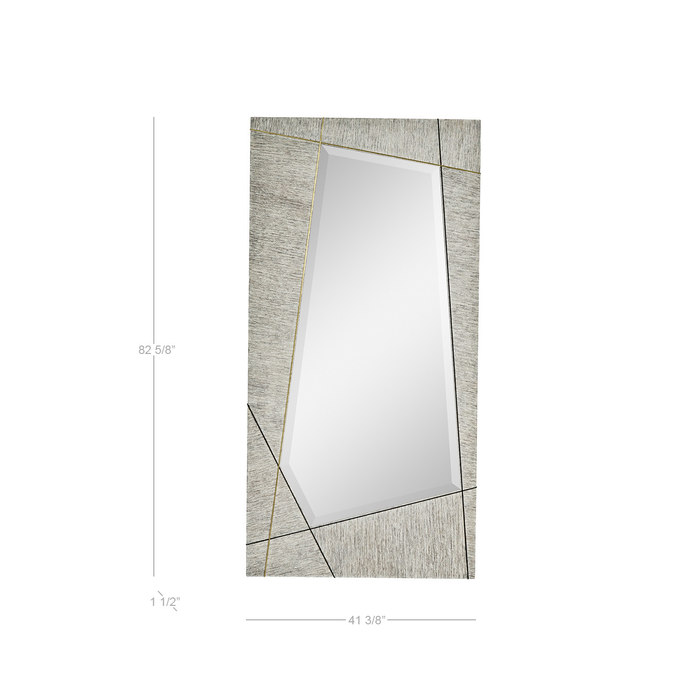 Geometric Floor Mirror