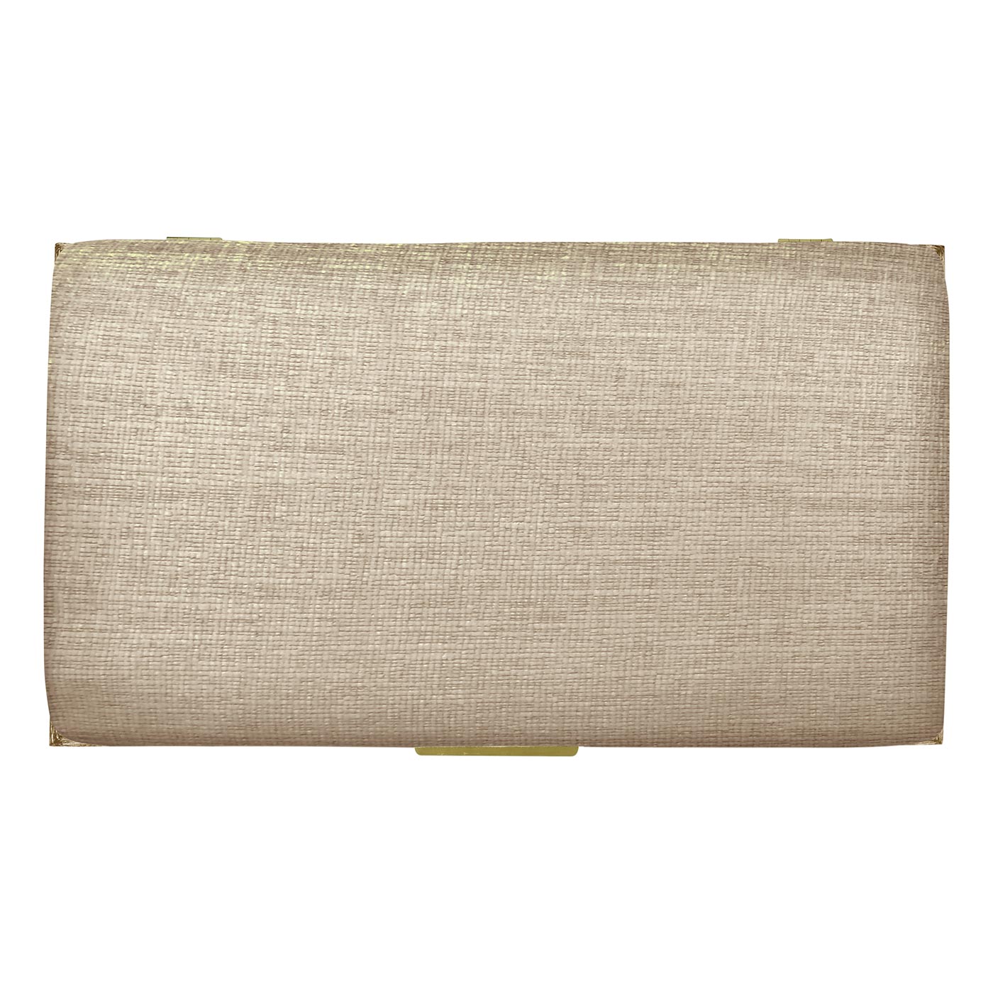 Geometric Dark French Oak Stool with Inside Storage on Wheels