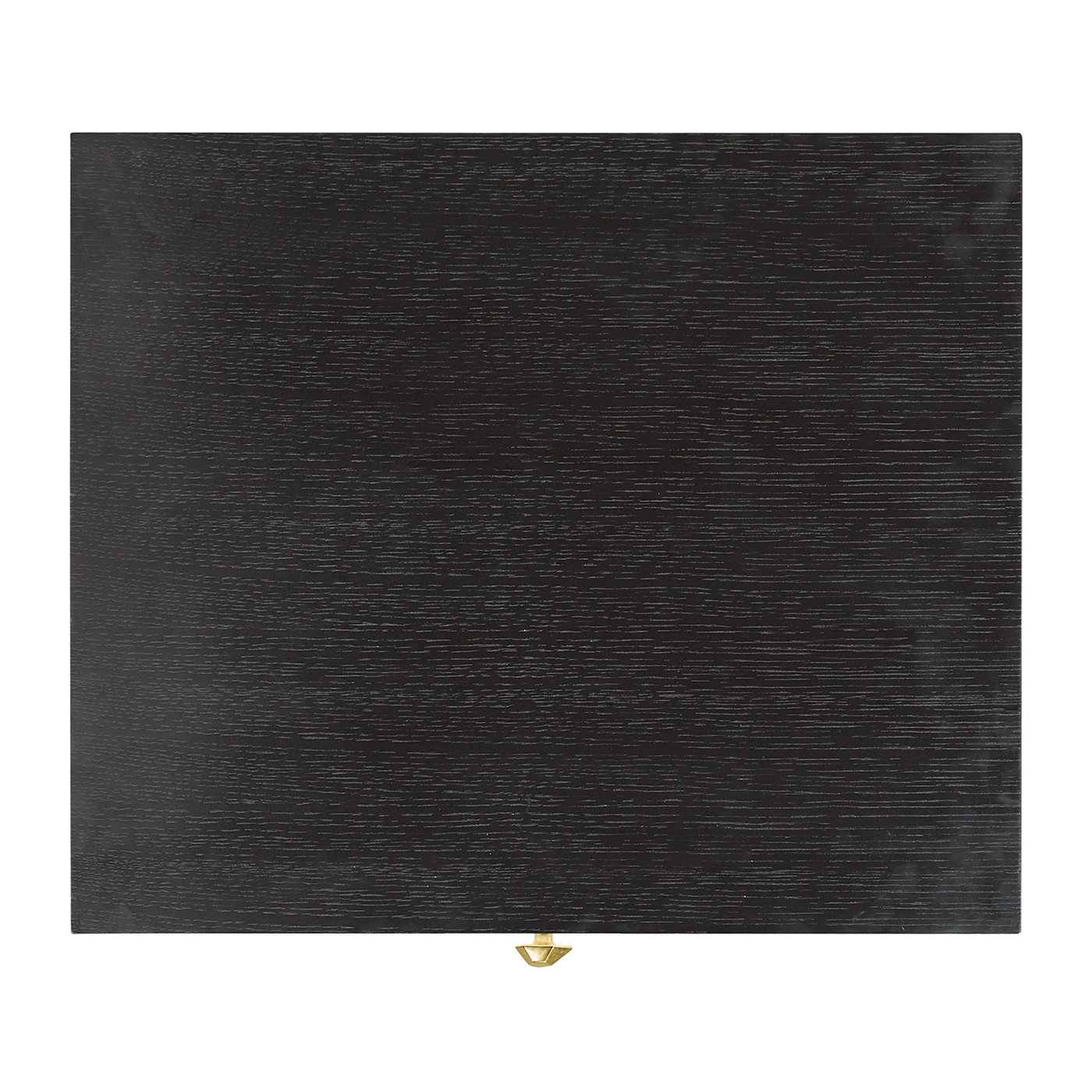 Geometric Tall Dark French Oak Chest of Six Drawers