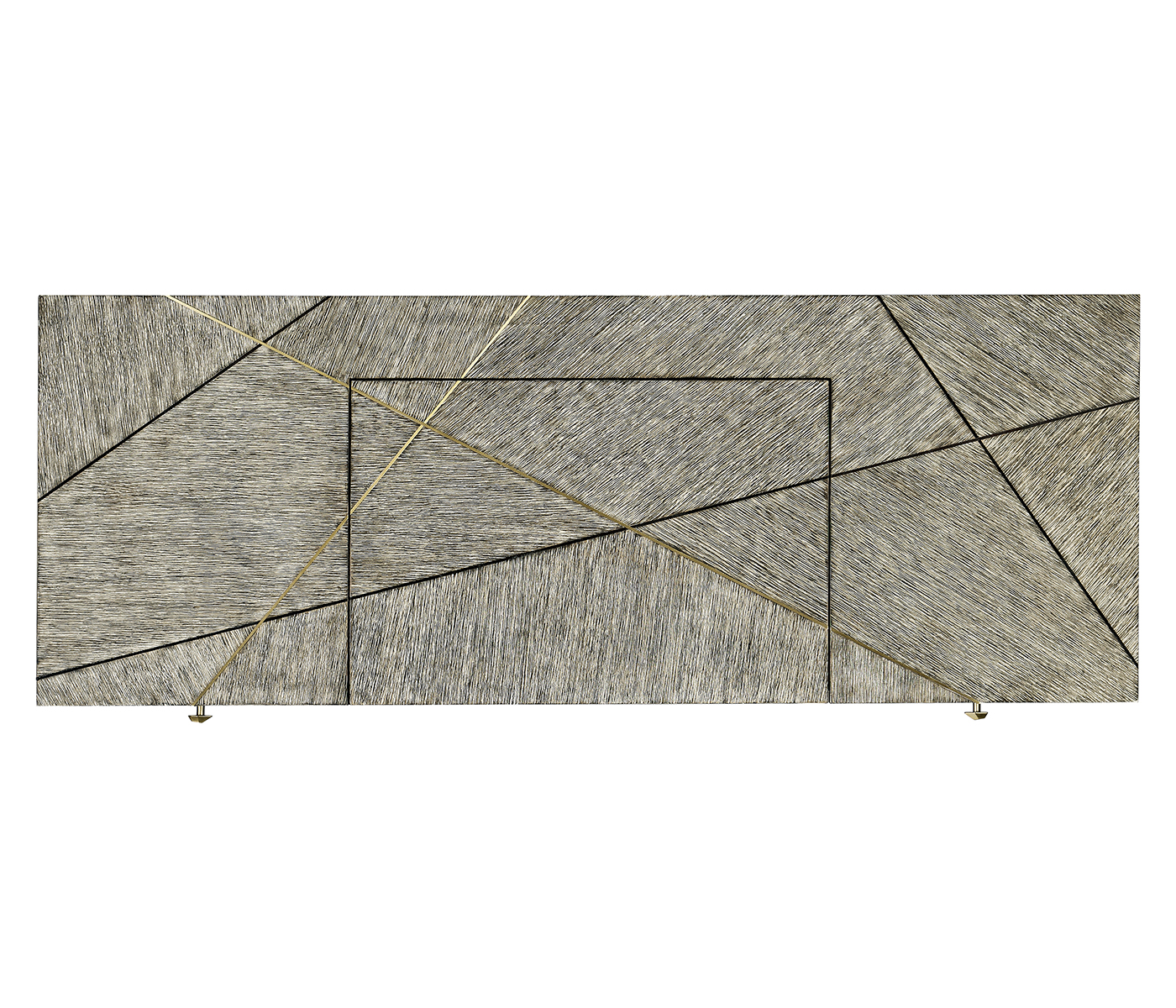 Geometric Dark French Oak Vanity