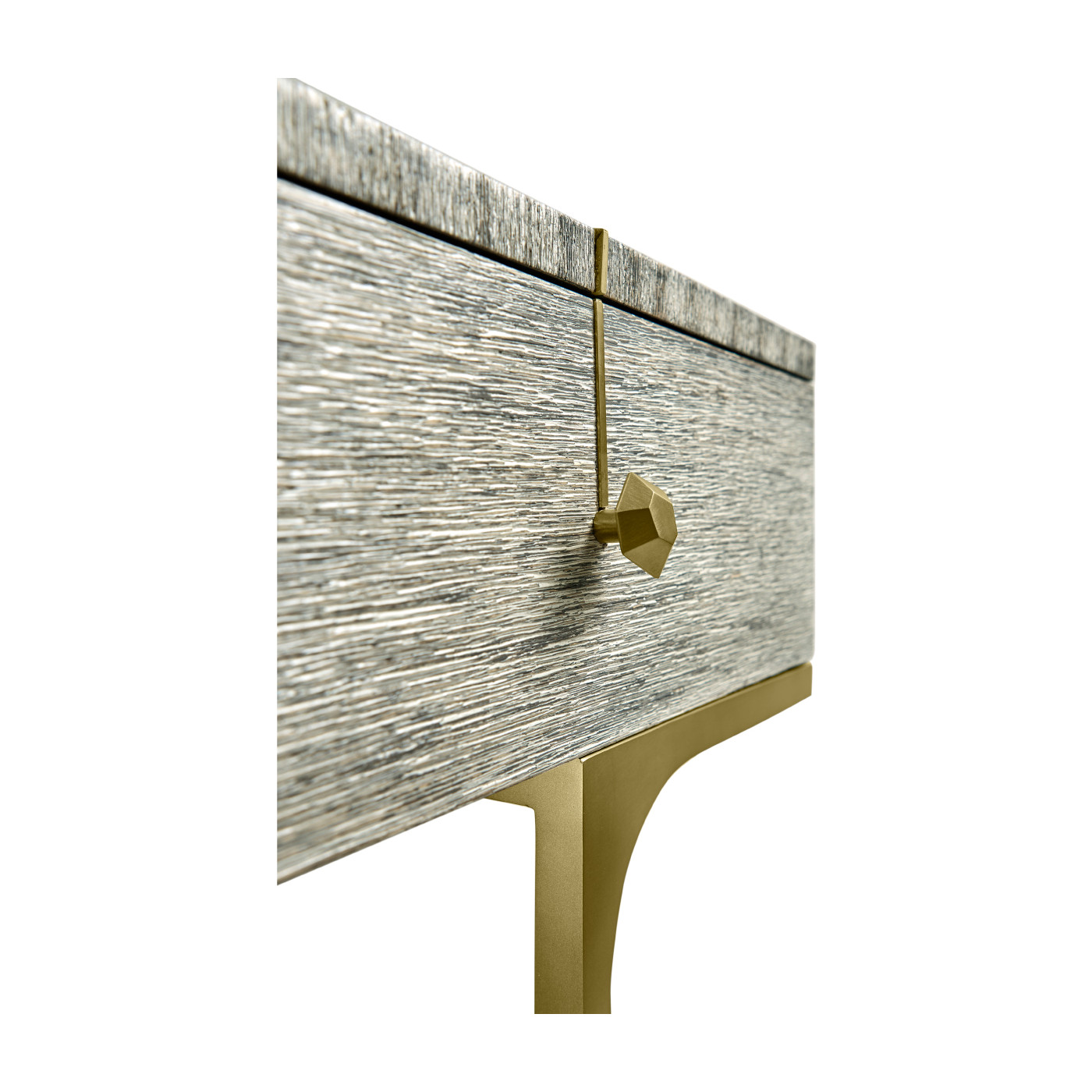 Geometric Light French Oak Vanity