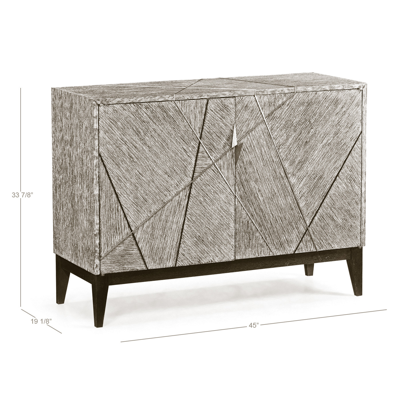 Geometric Accent Cabinet