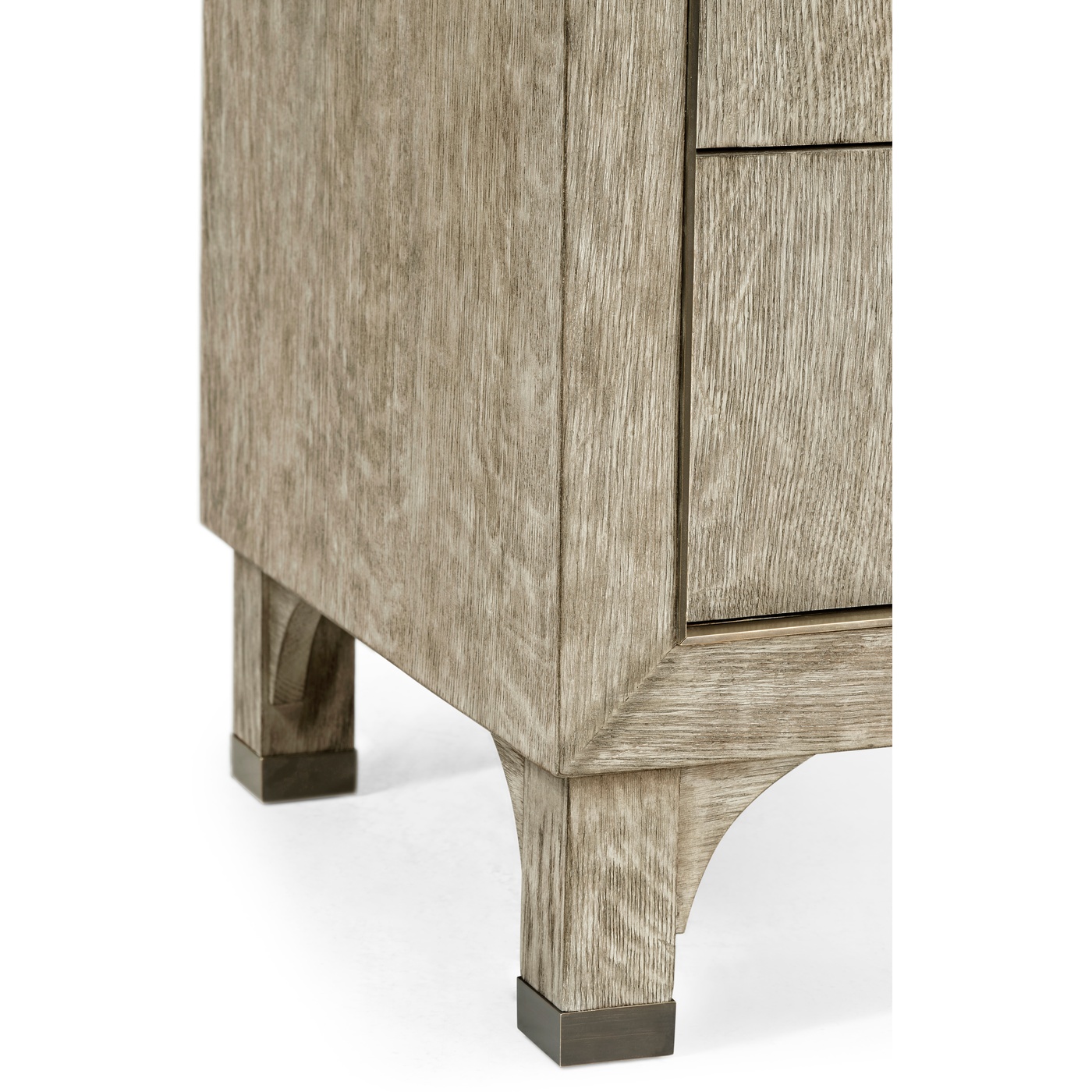 Grey Oak Buffet with Eleven Drawers