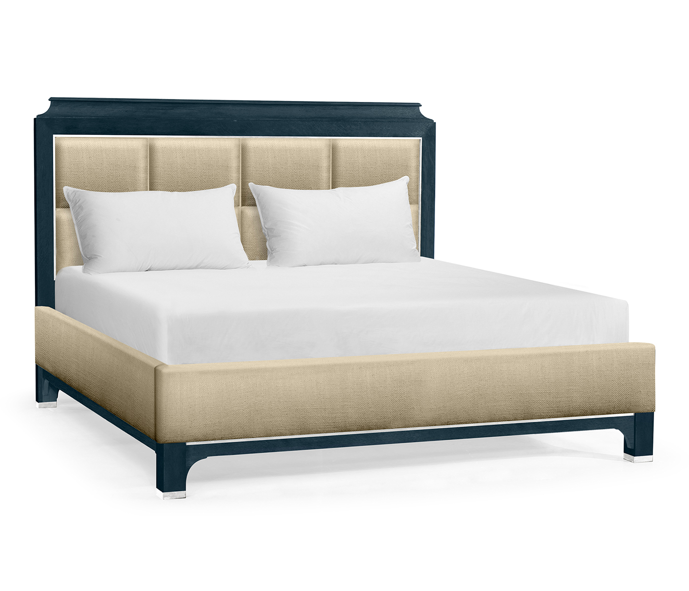 Antique Blue Oak UK King Bed