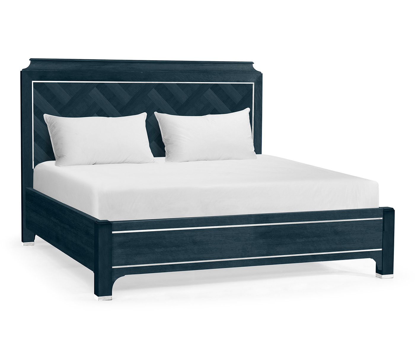 Antique Blue Oak UK King Bed