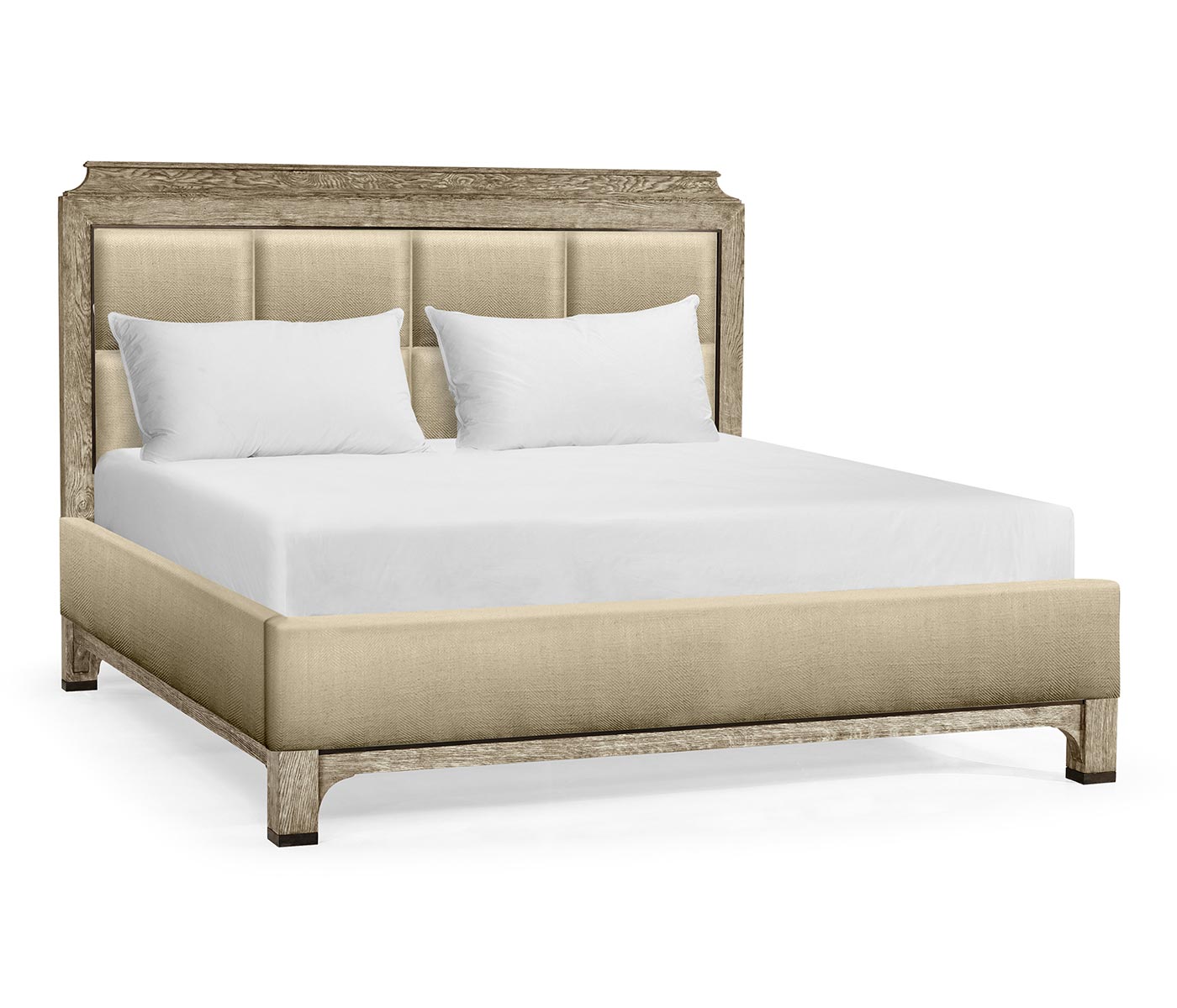 Grey Oak UK King Bed