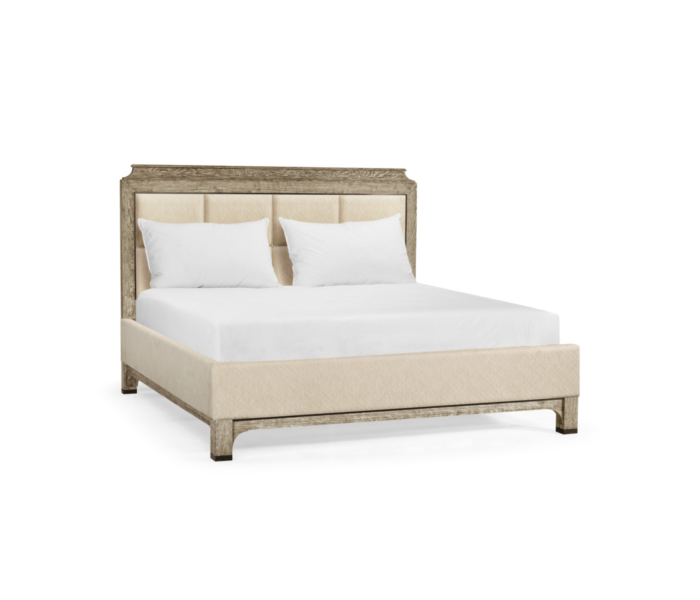 Grey Oak UK King Bed