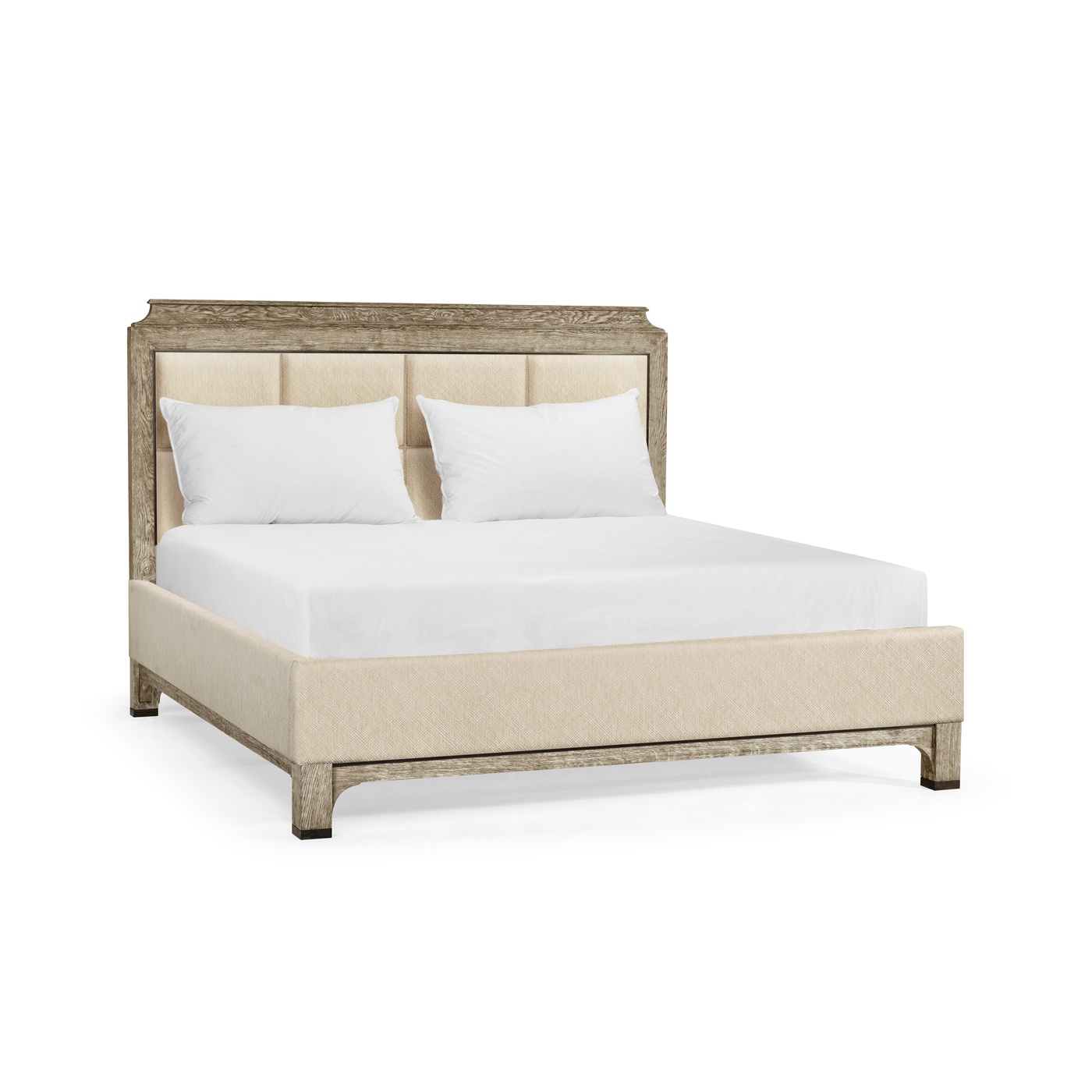 Grey Oak UK King Bed