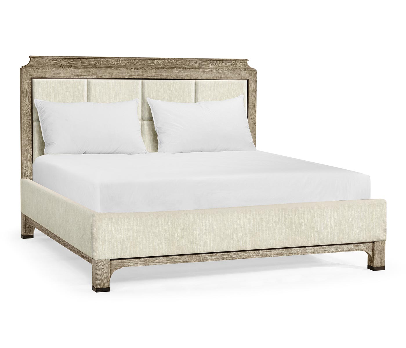 Grey Oak UK King Bed